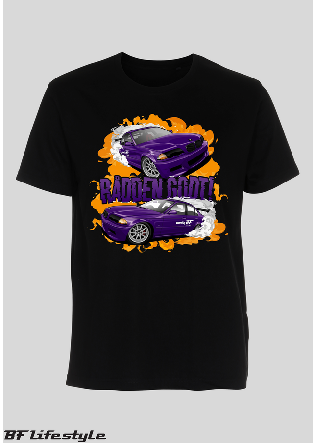 T-shirt Sort - Brænder BMW