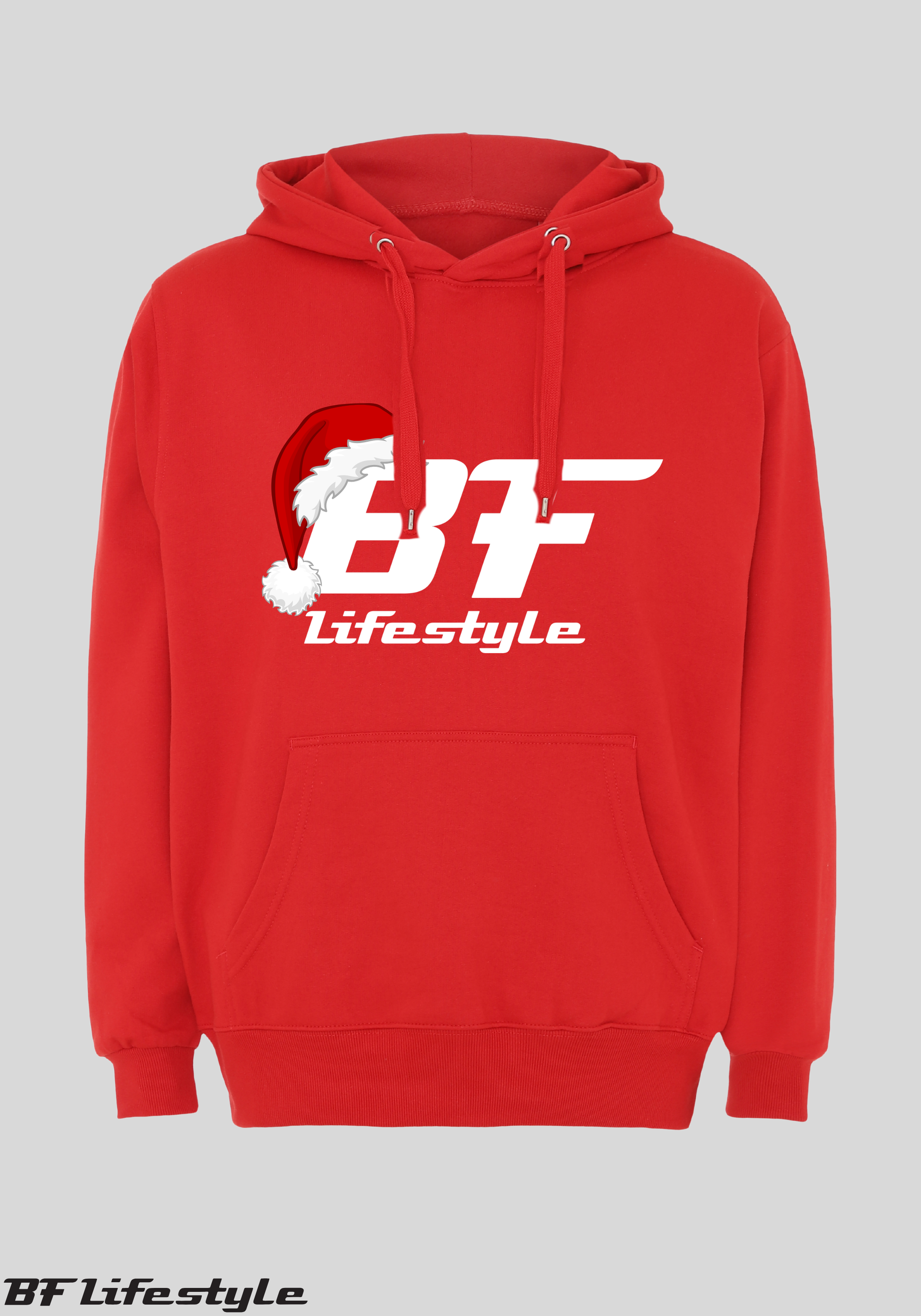 Hoodie Rød- Julelogo