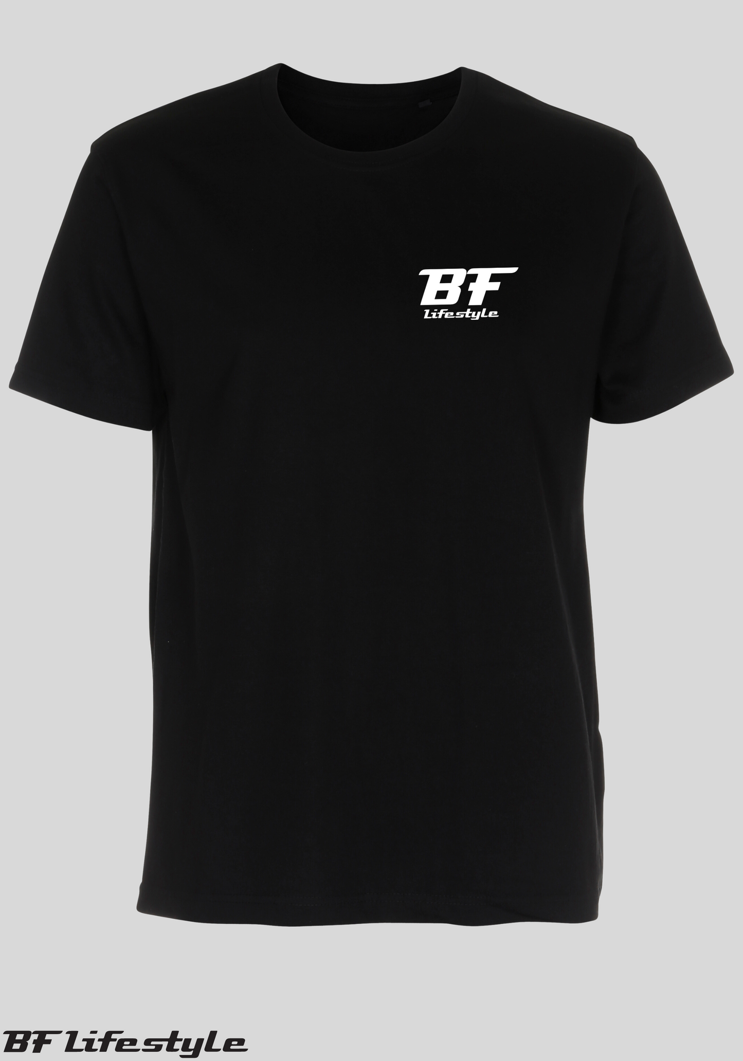 T-shirt, Sort BF Lifestyle (Lille logo)