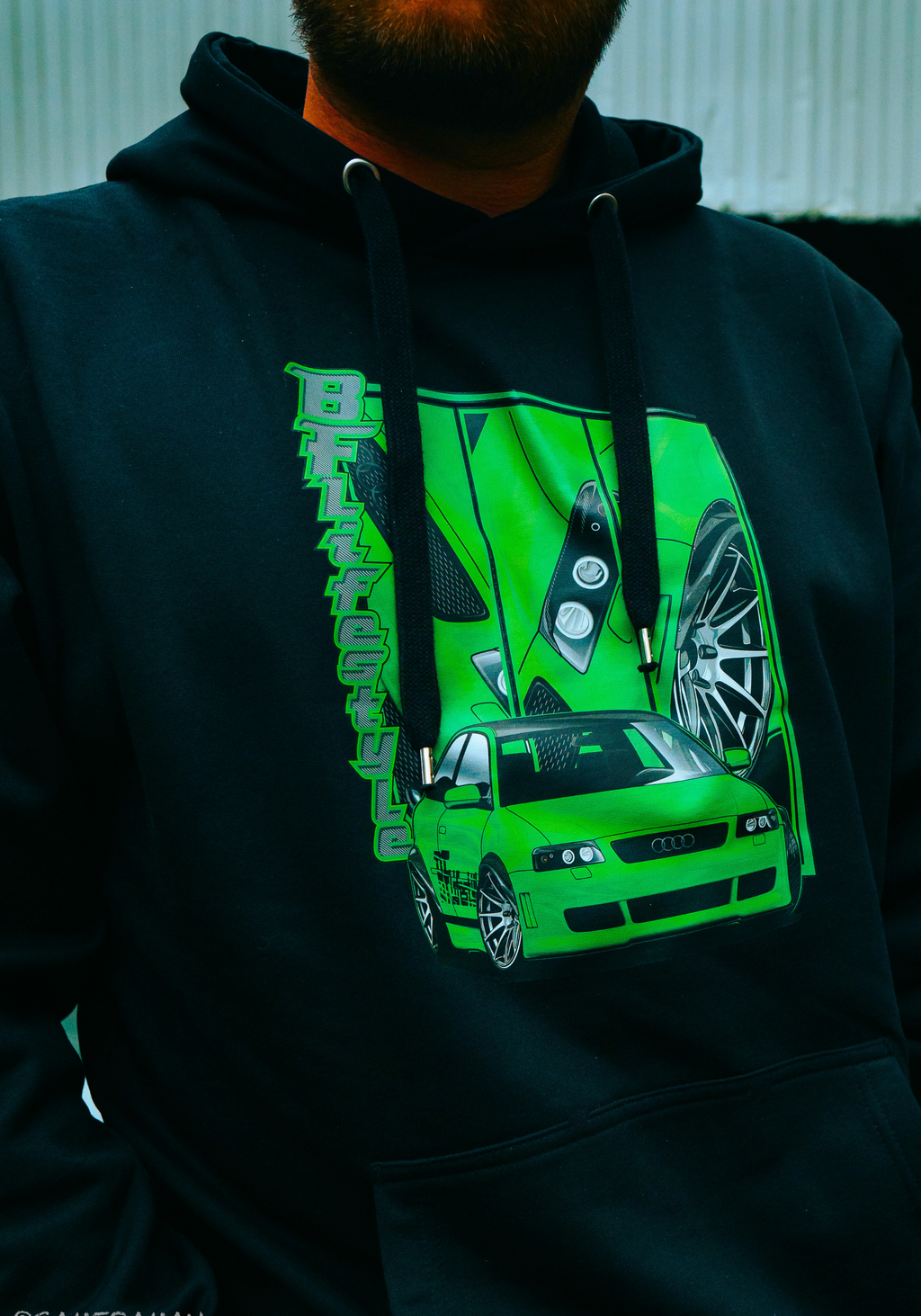 Hoodie Sort - Audi A3