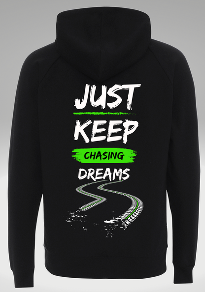 Hoodie Sort - Chasing Dreams