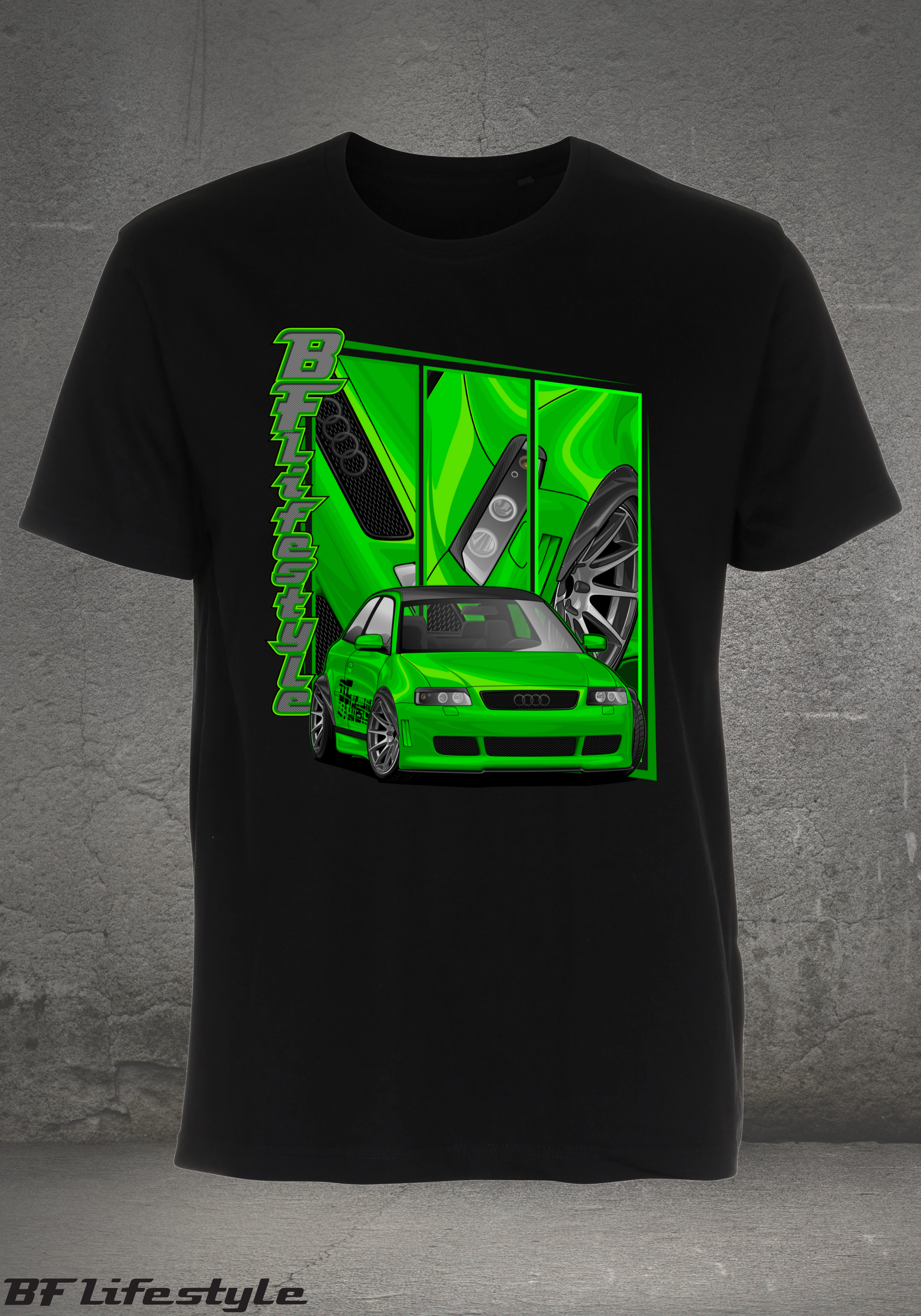 T-Shirt Sort - Audi A3