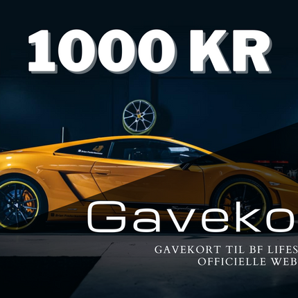 Gavekort til BF Lifestyle shop!