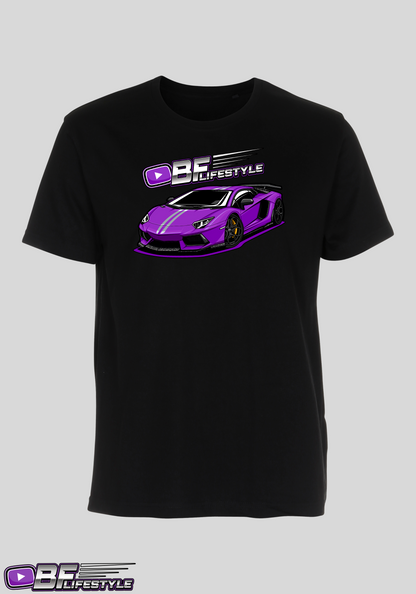 T-shirt, Sort Aventador